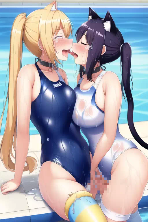 【NovelAI】Nekomimi swimgirl 3