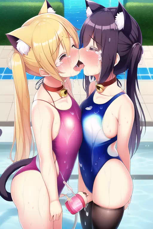 【NovelAI】Nekomimi swimgirl 3