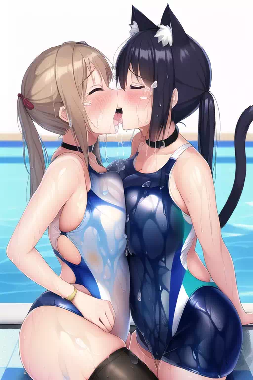 【NovelAI】Nekomimi swimgirl 3