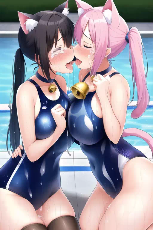 【NovelAI】Nekomimi swimgirl 3
