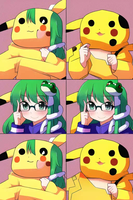 ポケモンBBS管理人けろたんのAIイラストまとめ