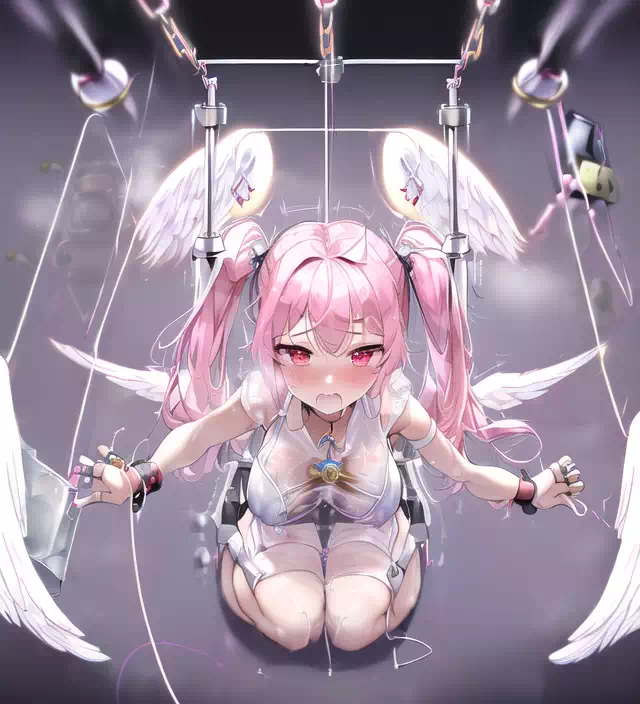 罠に陥った天使さん快楽に負けて悪魔になりました。