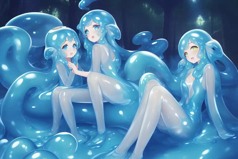 Cyber slime girls