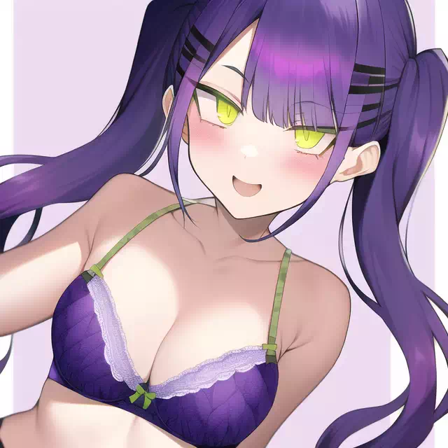 purple girl underwear