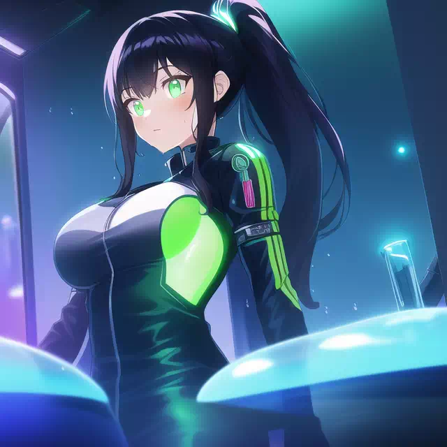 【NovelAI】Slime pirot girl (ex.)