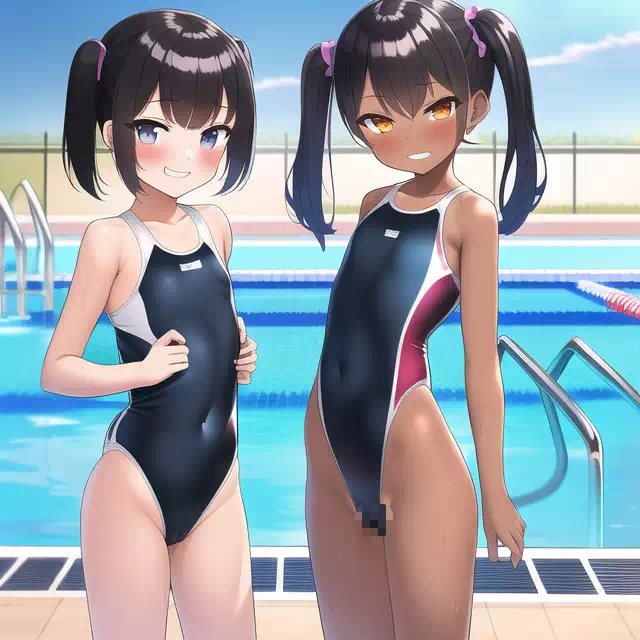 NovelAI生成の褐色メスガキ