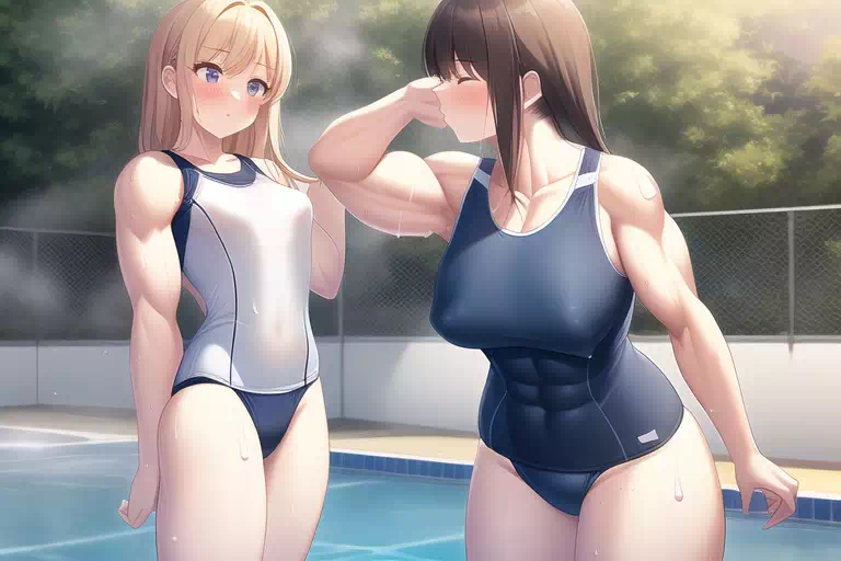 女子水泳部日常2