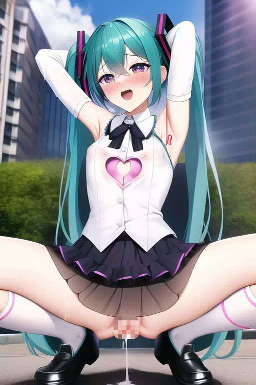 Hatsune Miku M-leg