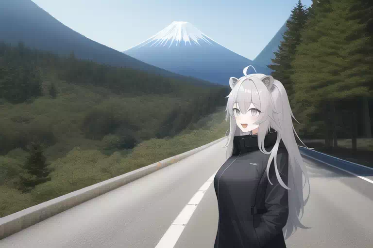 ししろんと山に登る