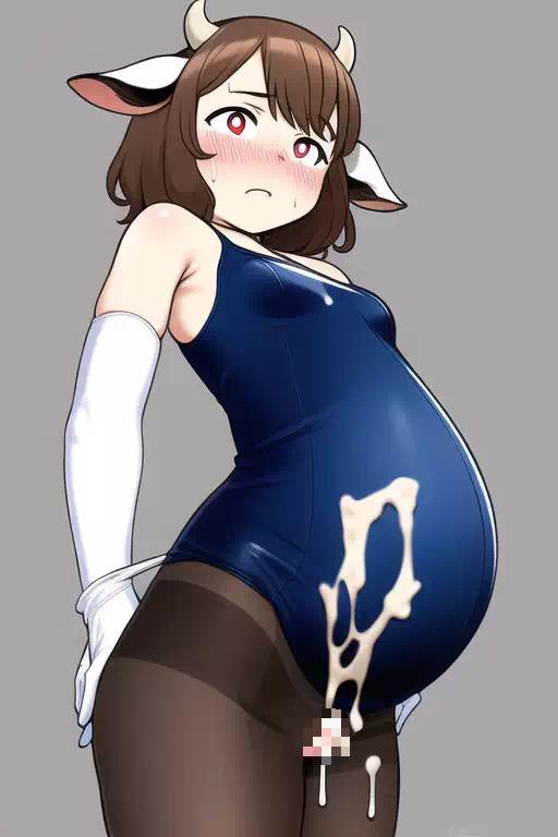 性癖解放　ボテ牛娘