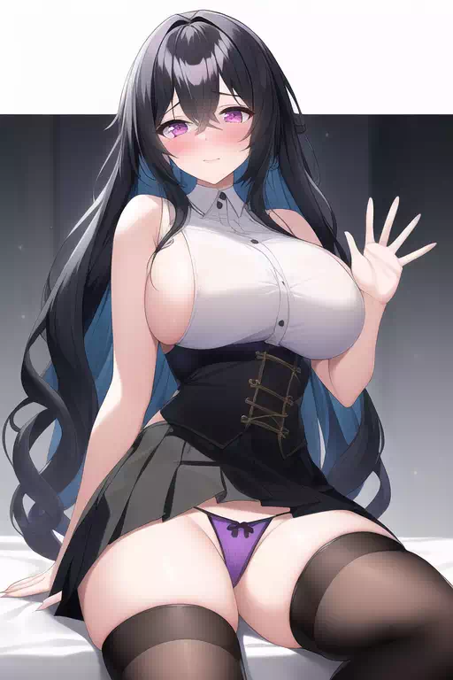 NovelAI Human5 紫下着