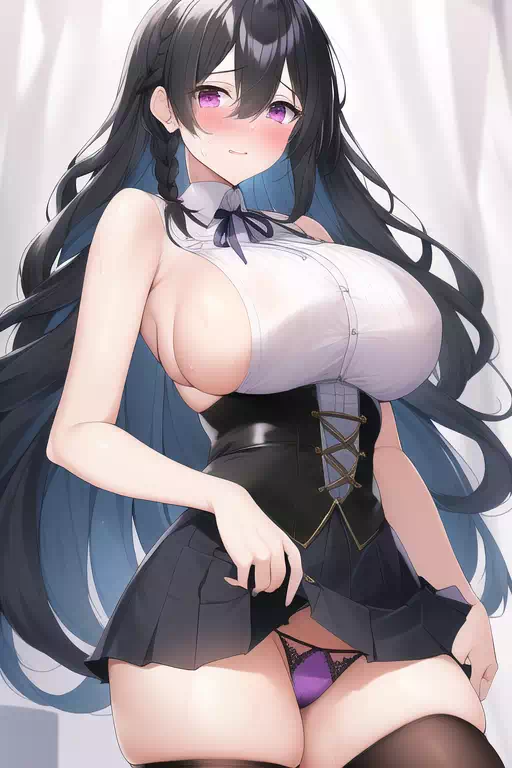 NovelAI Human5 紫下着