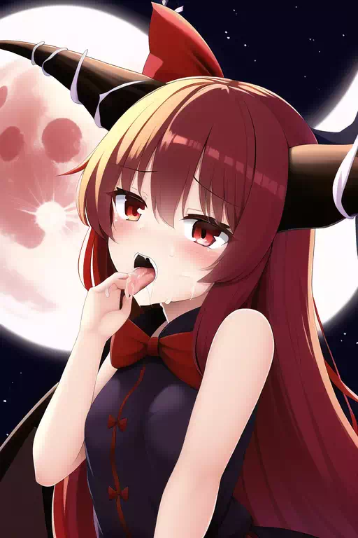 [NovelAI]伊吹萃香+小悪魔