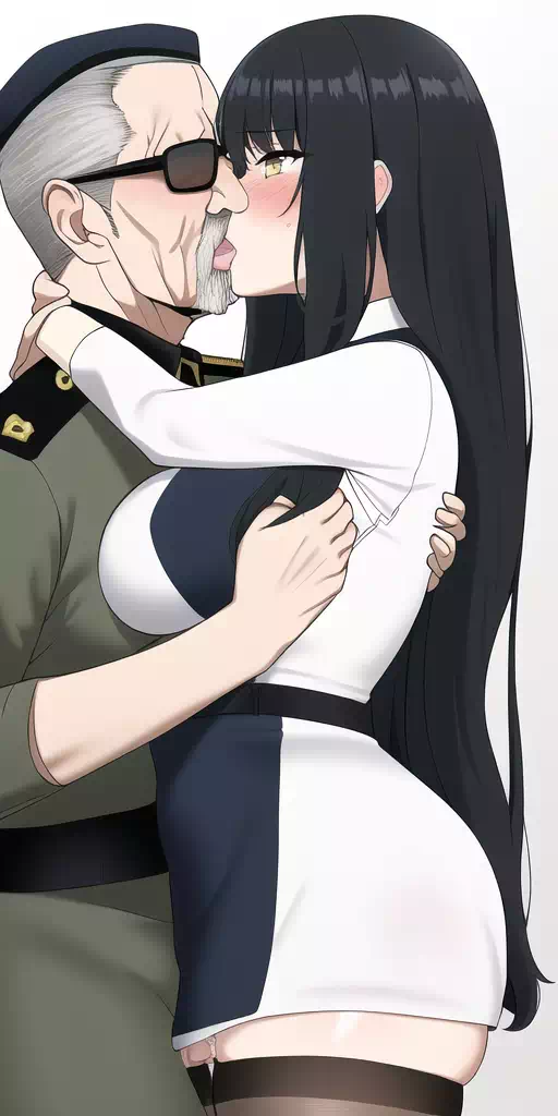 Military girls have some trouble