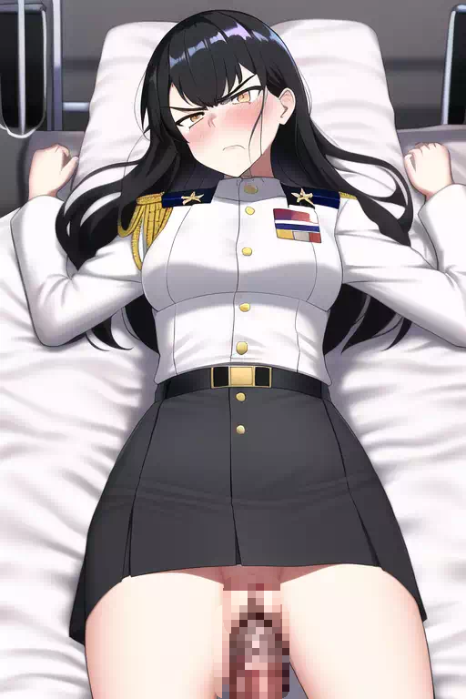 Military girls have some trouble