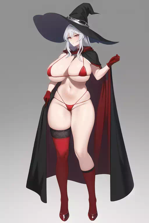 銀髪マイクロビキニ魔女 -その1-