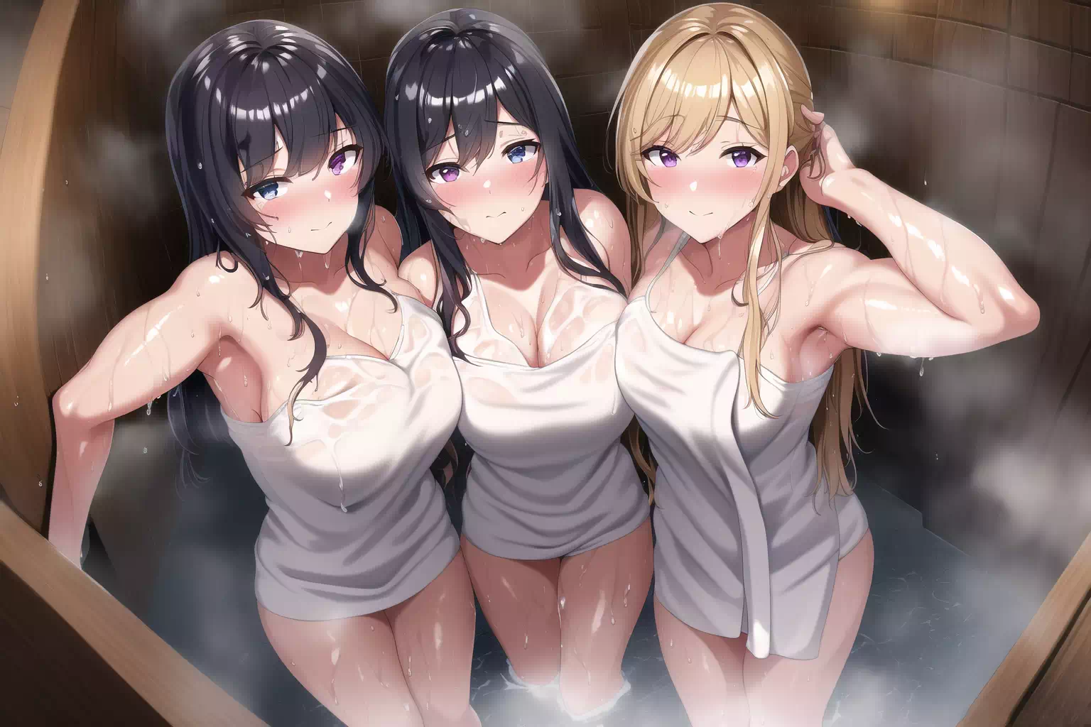 温泉とサウナと美女たち