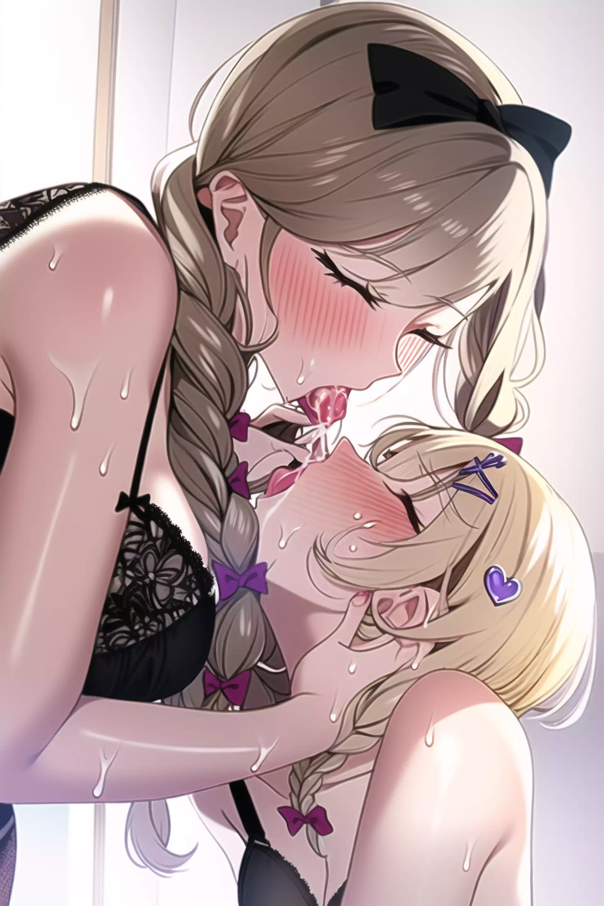 yuri kissing