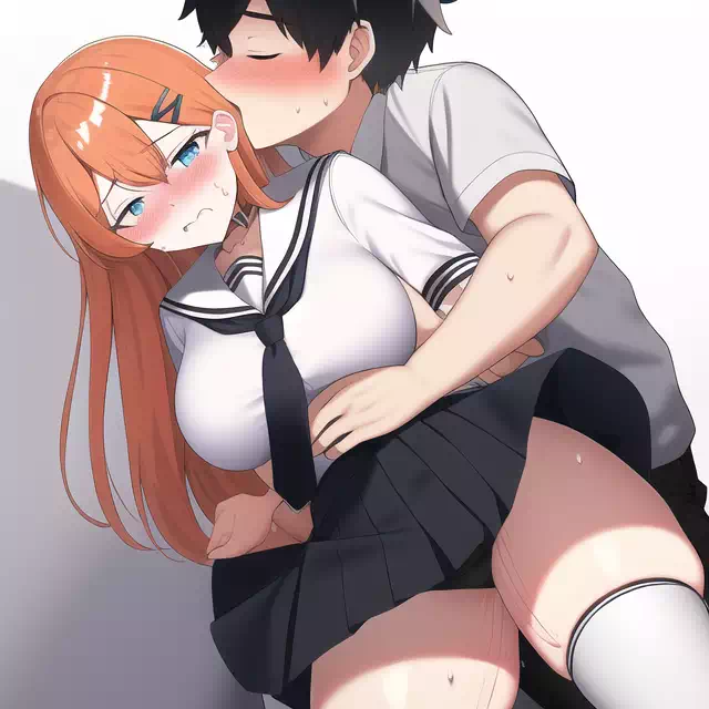 オレンジ娘痴漢電車