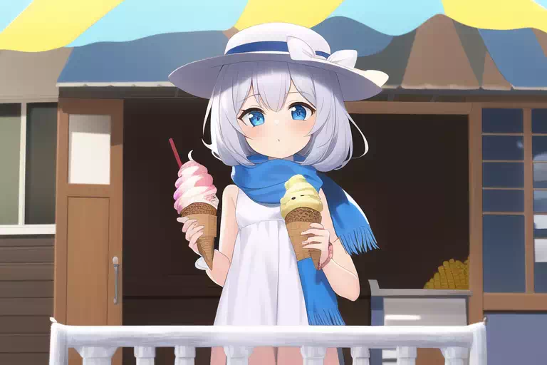 昔の絵をAIにきれいにしてもらった