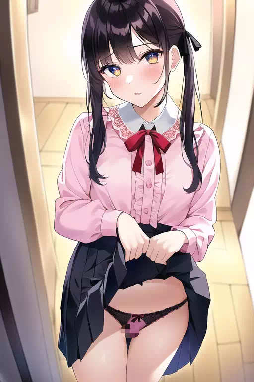 NovelAI 地雷系女子パンツ見せ＆乳見せまとめ