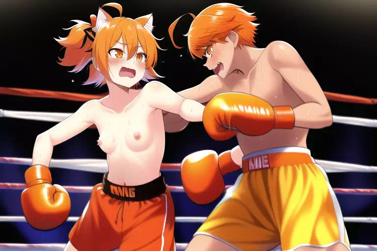 Catgirl Boxing Match