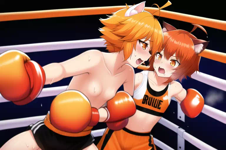 Catgirl Boxing Match
