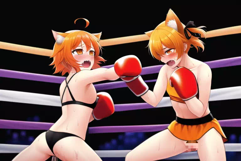 Catgirl Boxing Match