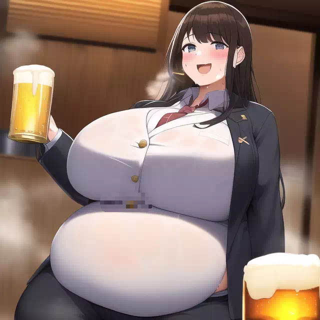 novelAI fat girl business suit