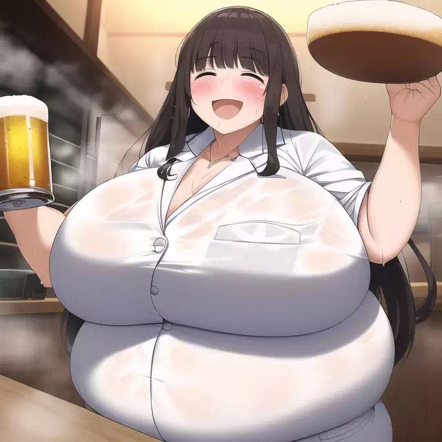 novelAI fat girl business suit