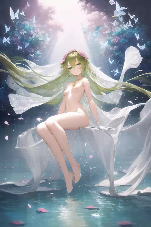 （Novelai）芸術品 油絵 少女 2