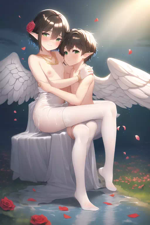 （NovelAI）The angel boys