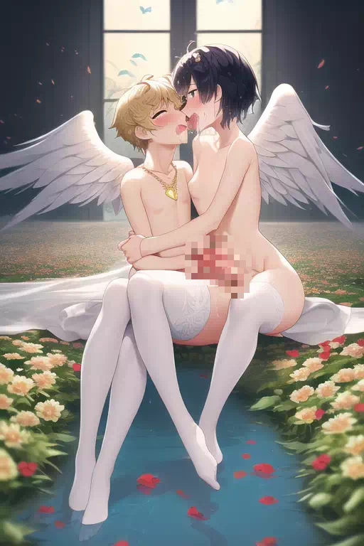 （NovelAI）The angel boys