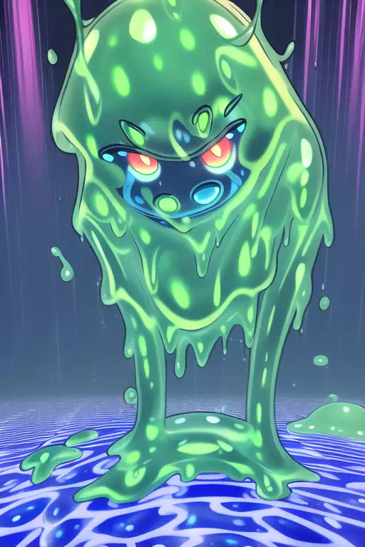 【NovelAI】Slime experiment