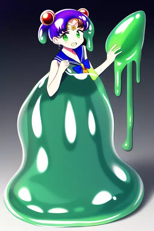 【NovelAI】Slime experiment