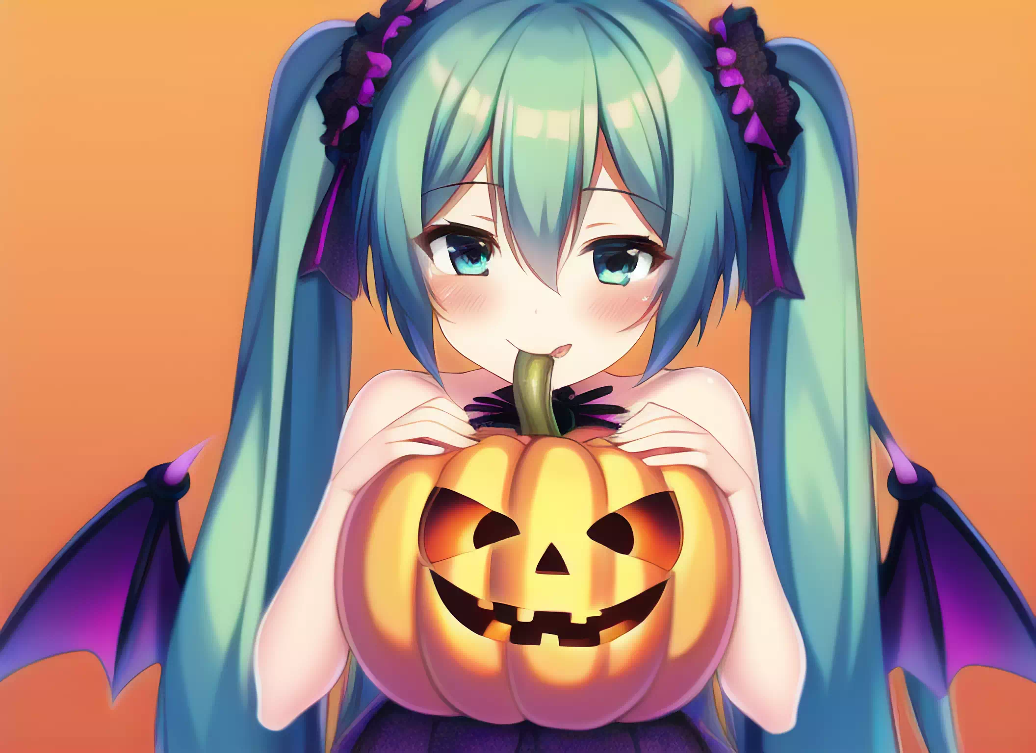 ハロウィンの魔法でおばけカボチャに変えられて