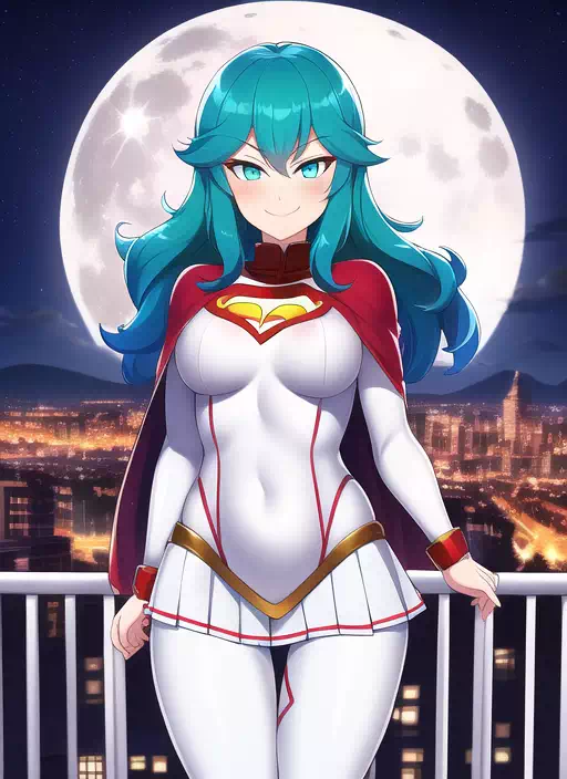 Novel AI その3　アメコミヒロイン