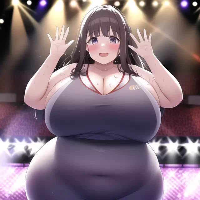 novelAI fat girl idol