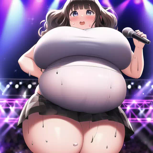 novelAI fat girl idol