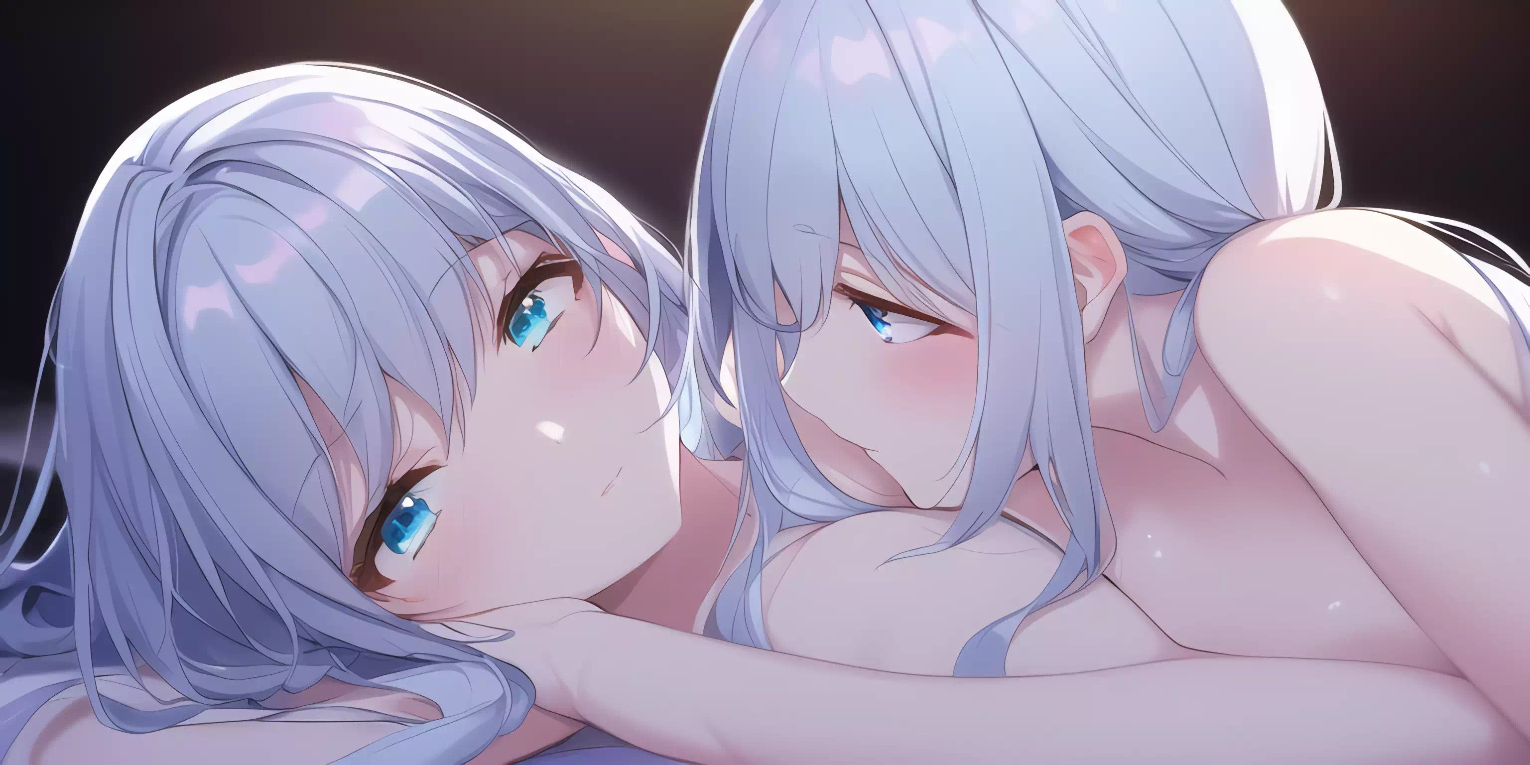 百合で出力された画像(nsfw)