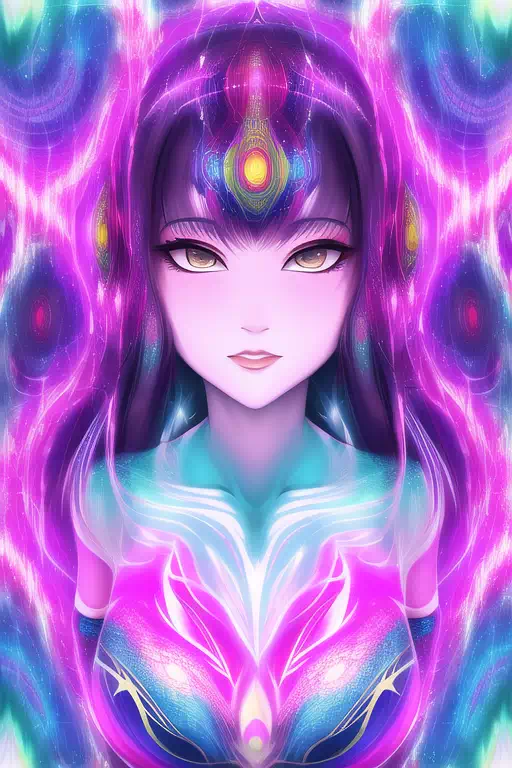 【NovelAI】Psychedelic woman