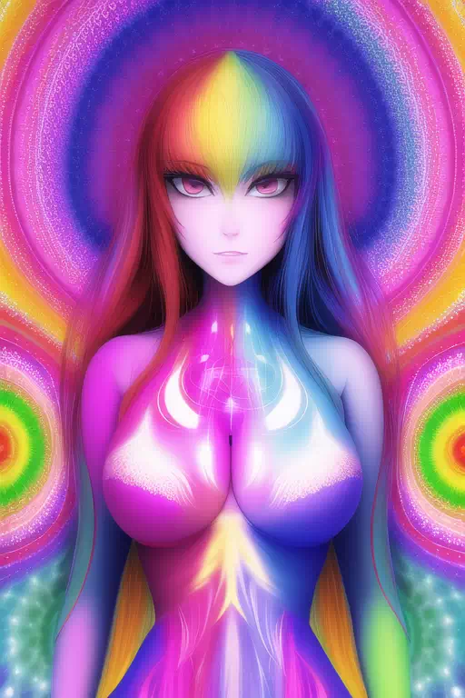 【NovelAI】Psychedelic woman