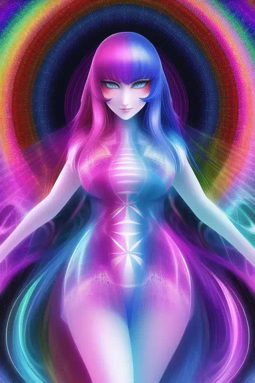 【NovelAI】Psychedelic woman