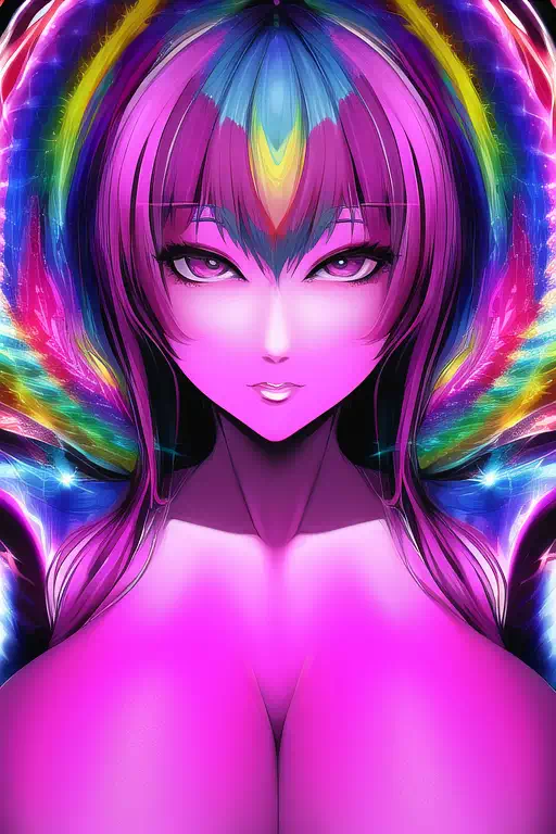 【NovelAI】Psychedelic woman