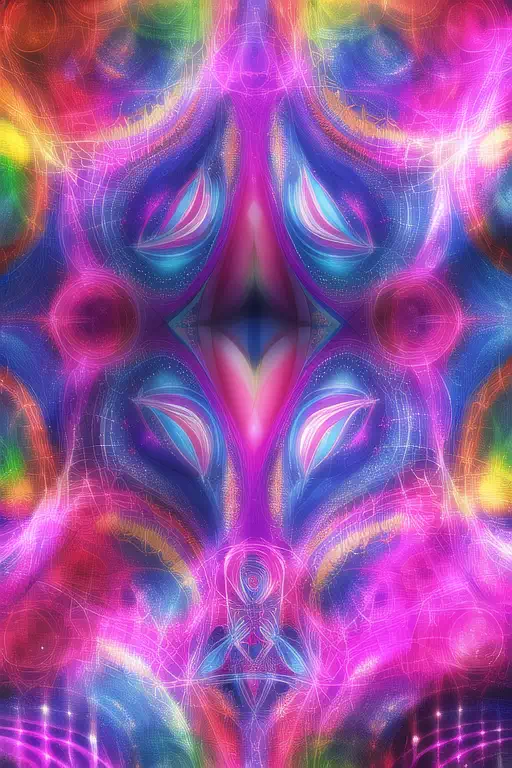 【NovelAI】Psychedelic woman