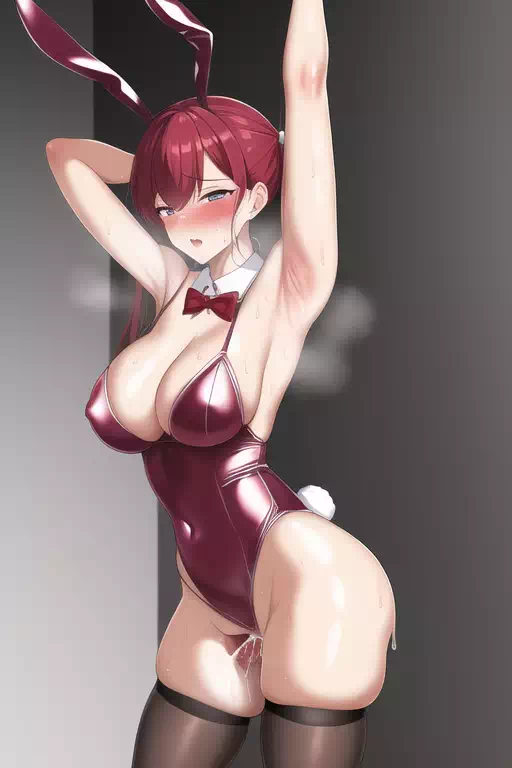 Redhead bunnygirl