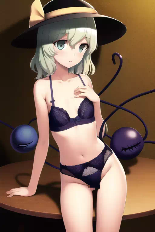 NovelAI生成の東方の古明地こいし