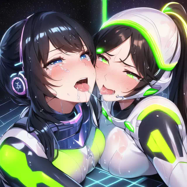 【NovelAI】Les sex in space base 3