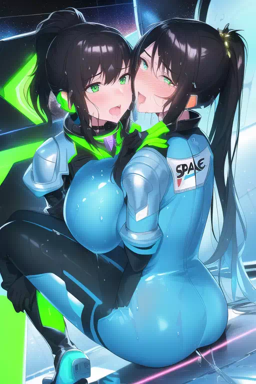 【NoveAI】Les sex in space base 4