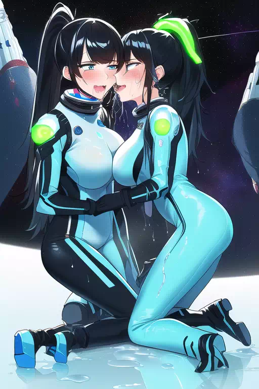 【NoveAI】Les sex in space base 4